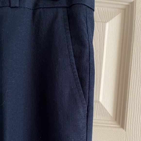 Banana Republic Navy Blue Ryan Tuxedo Pants (size 8p) - Picture 3 of 14